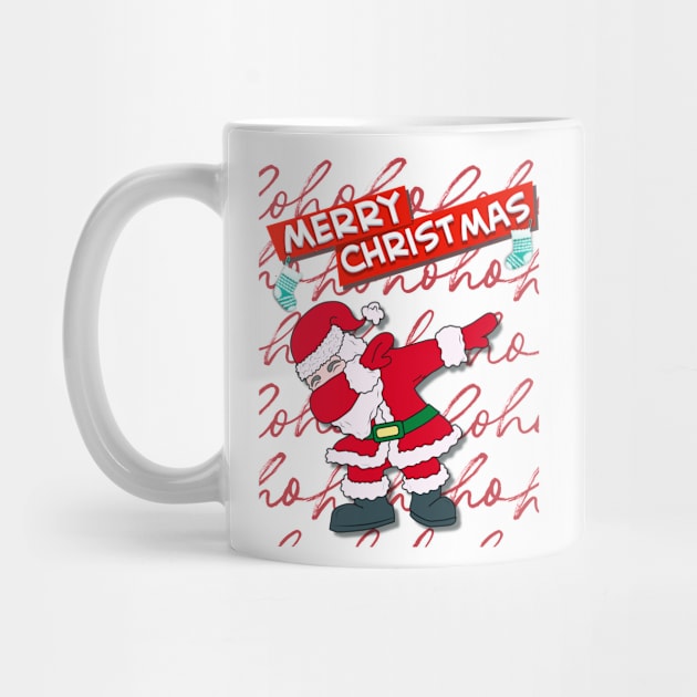 HO HO HO Merry Christmas Santa Claus Dance by TrendsCollection